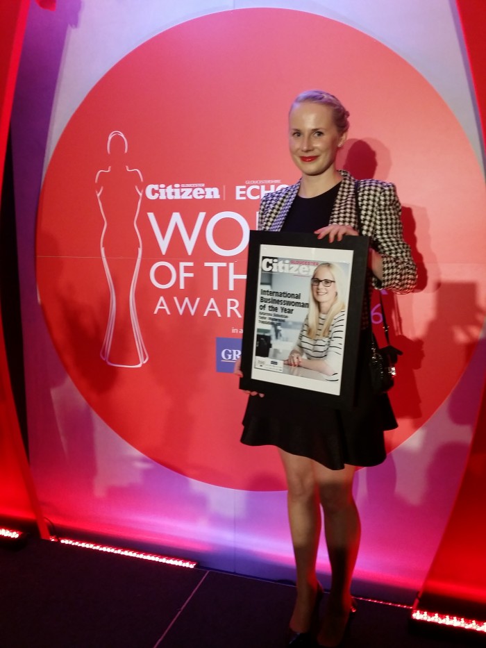 Katarzyna Slobodzian Taylor Gloucestershire International Businesswoman of the Year 2016